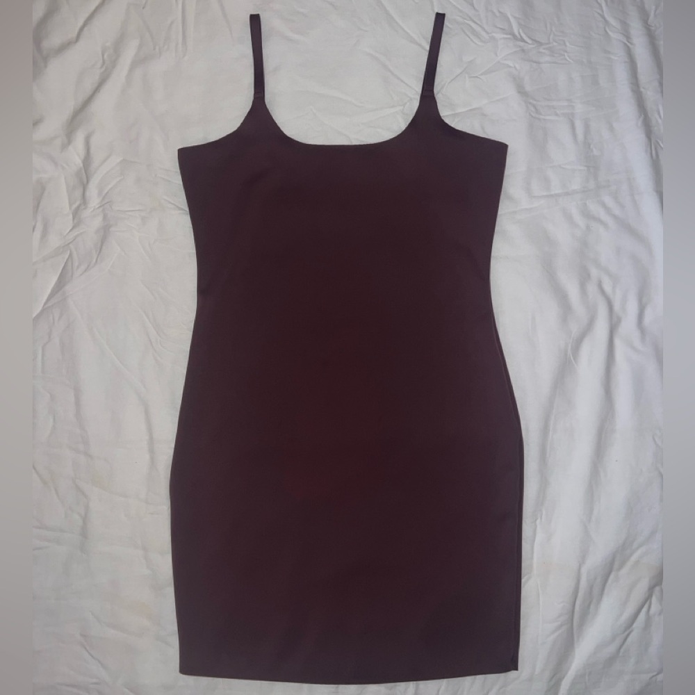 Parade Brown Bodycon Mini Slip Dress
